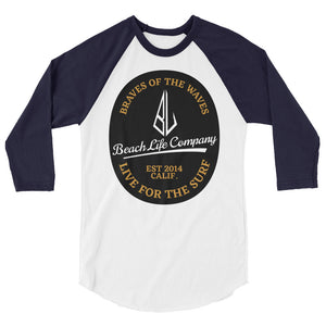 3/4 sleeve raglan shirt