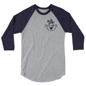 3/4 sleeve raglan shirt