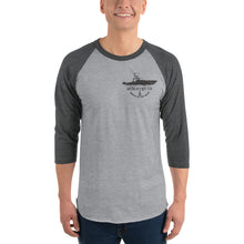 Load image into Gallery viewer, 3/4 sleeve raglan shirt