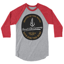 Load image into Gallery viewer, 3/4 sleeve raglan shirt