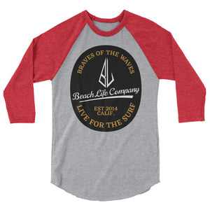 3/4 sleeve raglan shirt