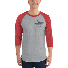 Load image into Gallery viewer, 3/4 sleeve raglan shirt