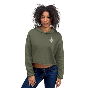 Crop Hoodie Double Sided Print