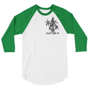 3/4 sleeve raglan shirt