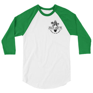 3/4 sleeve raglan shirt