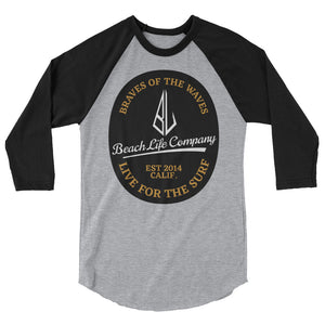 3/4 sleeve raglan shirt