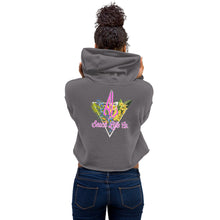 Load image into Gallery viewer, Crop Hoodie Double Sided Print