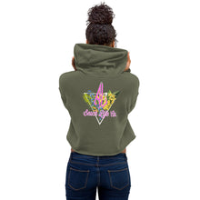 Load image into Gallery viewer, Crop Hoodie Double Sided Print