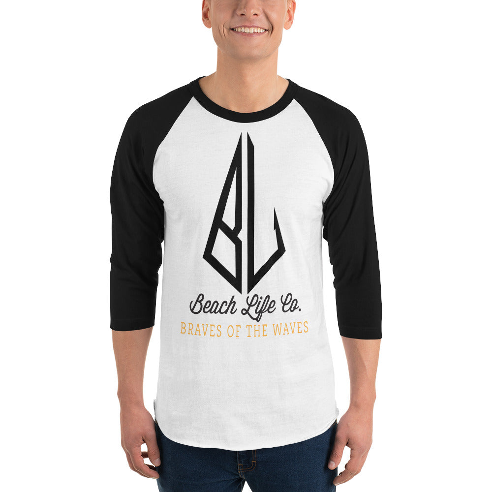 3/4 sleeve raglan shirt