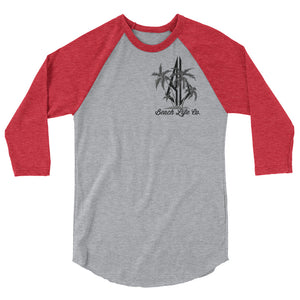 3/4 sleeve raglan shirt