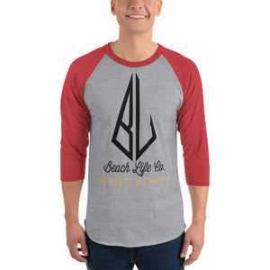 3/4 sleeve raglan shirt